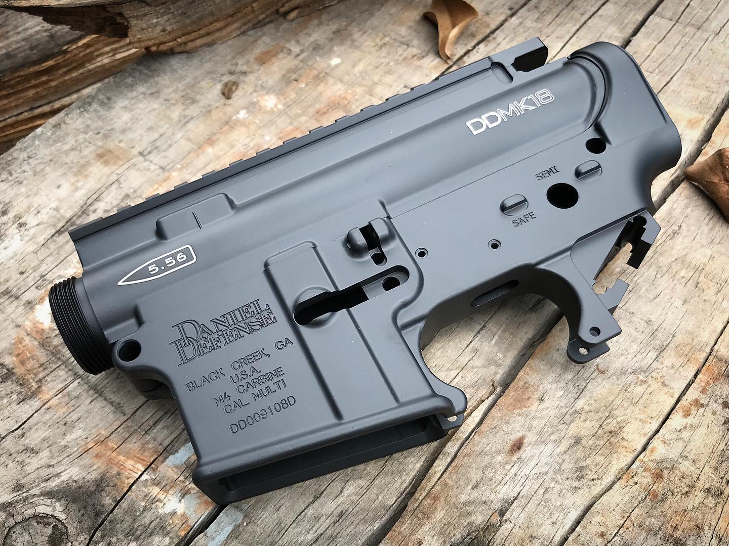 Daniel Defense Upper Lower In Graphite Black Cerakote Daniel defense upper lower in graphite black cerakote