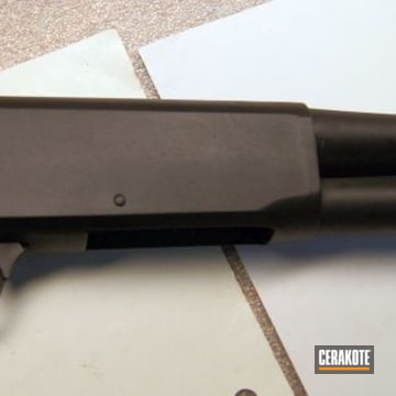 Cerakoted Remington Shotgun In H-190