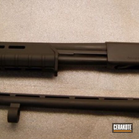 Powder Coating: Graphite Black H-146,Remington Tac-14,S.H.O.T,Remington,Tactical Shotgun,Pump