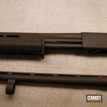 Powder Coating: Graphite Black H-146,Remington Tac-14,S.H.O.T,Remington,Tactical Shotgun,Pump