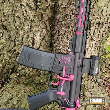 Powder Coating: Two Tone,S.H.O.T,SIG™ PINK H-224,AR Pistol,Guns for Girls,Tactical Rifle