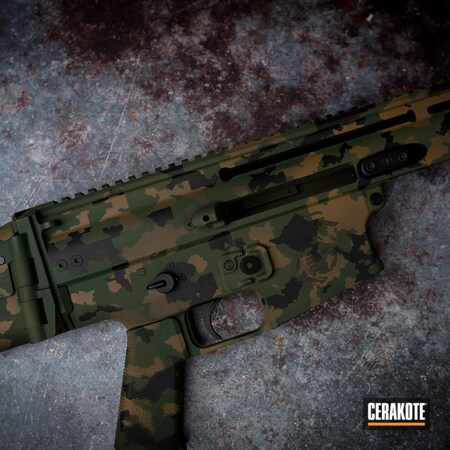 Powder Coating: S.H.O.T,Highland Green H-200,Armor Black H-190,MultiCam,Tactical Rifle,SCAR,TROY® COYOTE TAN H-268