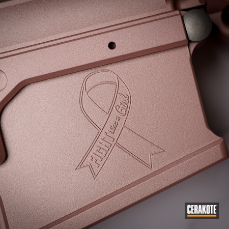 Powder Coating: ROSE GOLD H-327,S.H.O.T,Tactical Rifle,Breast Cancer Awareness,Titanium H-170