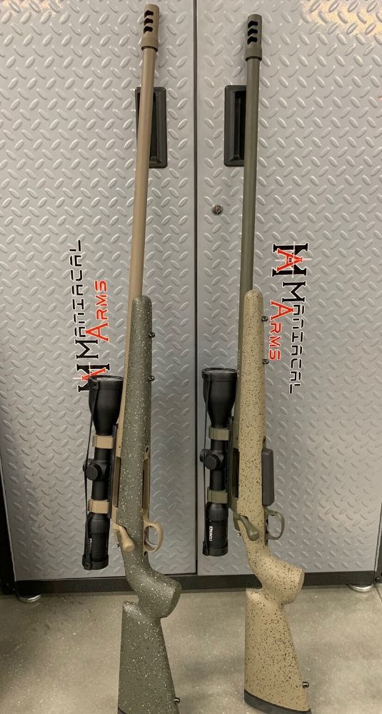 Bighorn Arms TL3 Rifle finished with O.D. Green and Magpul® Flat Dark ...