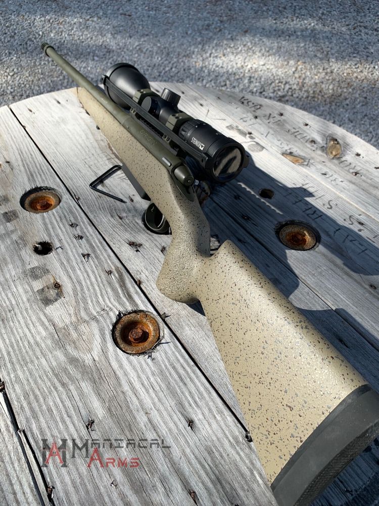 Bighorn Arms TL3 Rifle finished with O.D. Green and Magpul® Flat Dark ...