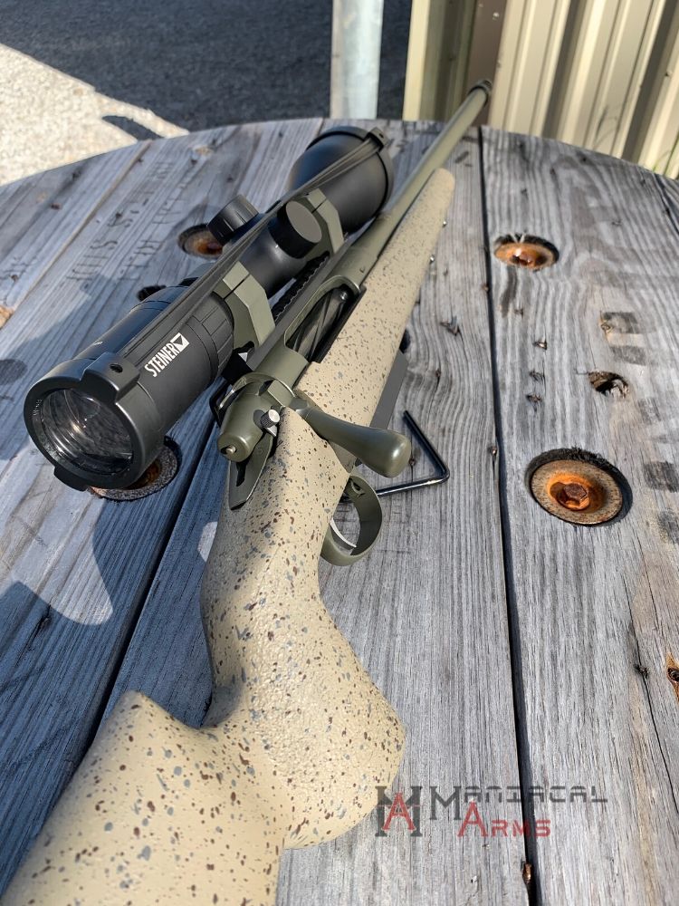 Bighorn Arms TL3 Rifle finished with O.D. Green and Magpul® Flat Dark ...