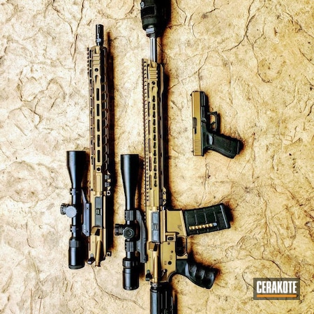 Powder Coating: Matching Set,Glock,S.H.O.T,Aero Precision,Pistol,Firearms,Burnt Bronze H-148,Rifle