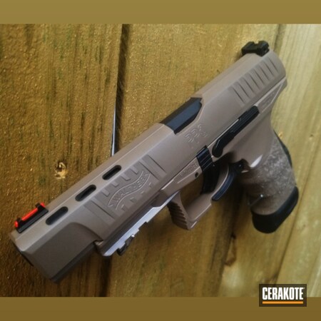 Powder Coating: 9mm,M17 COYOTE TAN E-170,S.H.O.T,Pistol,Walther,BATTLESHIP GREY H-213,Walther PPQ,ppq