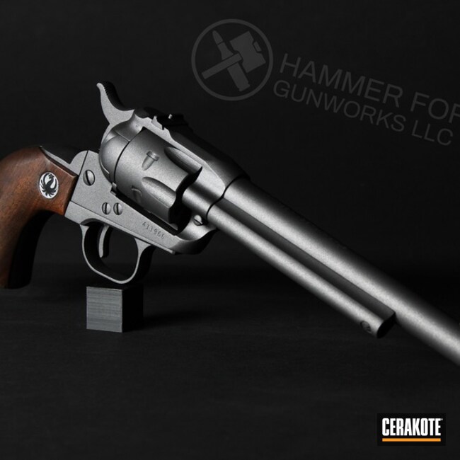 Cerakoted Ruger Revolver In H-237