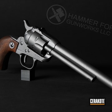 Cerakoted Ruger Revolver In H-237