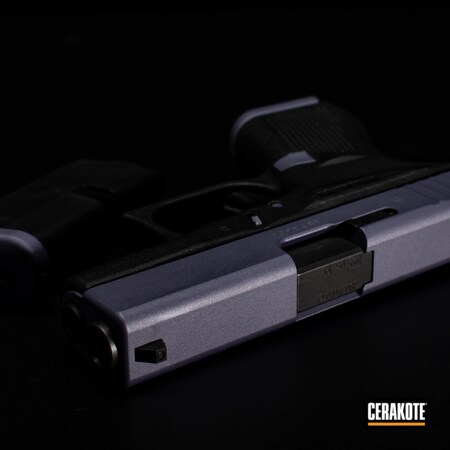 Powder Coating: 9mm,Firearm,Graphite Black H-146,Glock,CRUSHED ORCHID H-314,S.H.O.T,Pistol,42,Bright Purple H-217,Glock 42
