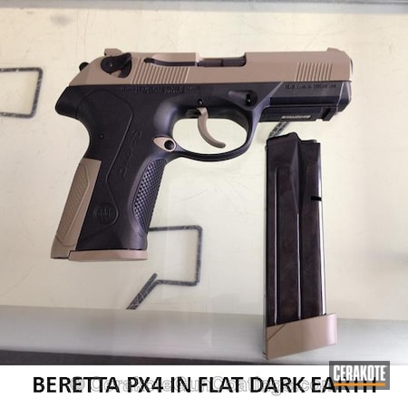 Powder Coating: Handguns,Beretta,FLAT DARK EARTH C-246