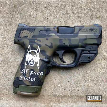 Powder Coating: 9mm,Graphite Black H-146,Smith & Wesson,M&P Shield,S.H.O.T,Pistol,Alpaca Pistol,MultiCam,O.D. Green H-236,MAGPUL® FLAT DARK EARTH H-267