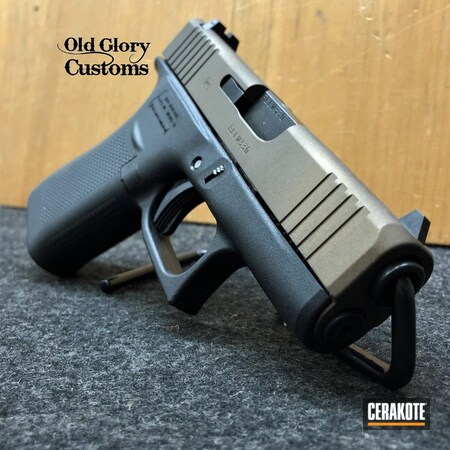 Powder Coating: Glock,S.H.O.T,Pistol,Glock 43X,Burnt Bronze H-148,g43x