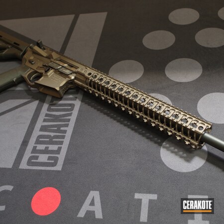 Powder Coating: Straight Pull,Midnight Bronze H-294,Two Tone,AR,S.H.O.T,Spike's Tactical,.223,STC,Tactical Rifle,AR Build