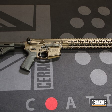 Powder Coating: Straight Pull,Midnight Bronze H-294,Two Tone,AR,S.H.O.T,Spike's Tactical,.223,STC,Tactical Rifle,AR Build