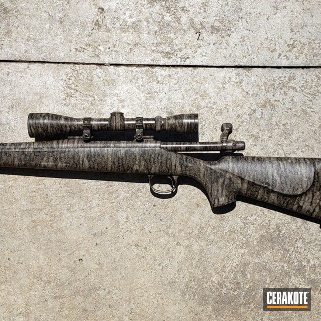 Cerakoted Remington 700 Bolt Action Rifle In Mc-161