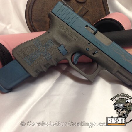 Powder Coating: Glock,Handguns,SOCOM BLUE  H-245,Tungsten H-237,Sky Blue H-169