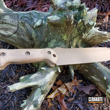 Cerakoted Refinished Kabar Knife In H-305