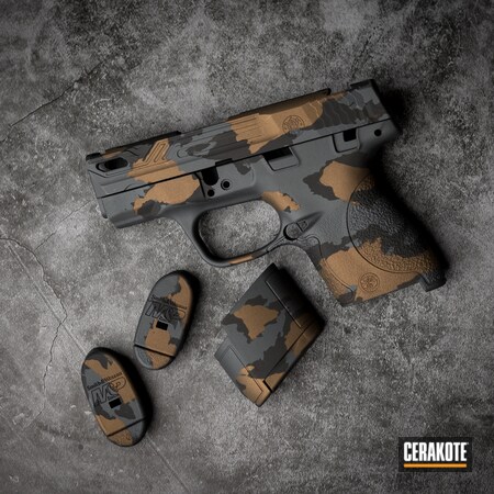 Powder Coating: Smith & Wesson,S.H.O.T,Pistol,Armor Black H-190,MultiCam,Sniper Grey H-234,Burnt Bronze H-148