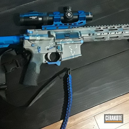 Powder Coating: AR,S.H.O.T,Stainless C-129,POLAR BLUE H-326,Tactical Rifle