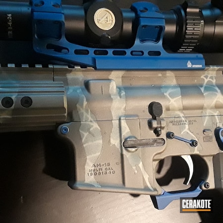 Powder Coating: AR,S.H.O.T,Stainless C-129,POLAR BLUE H-326,Tactical Rifle