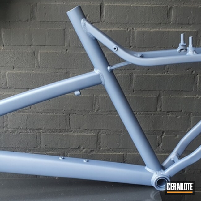 Cerakoted Refinished Bicycle Frame In H-326