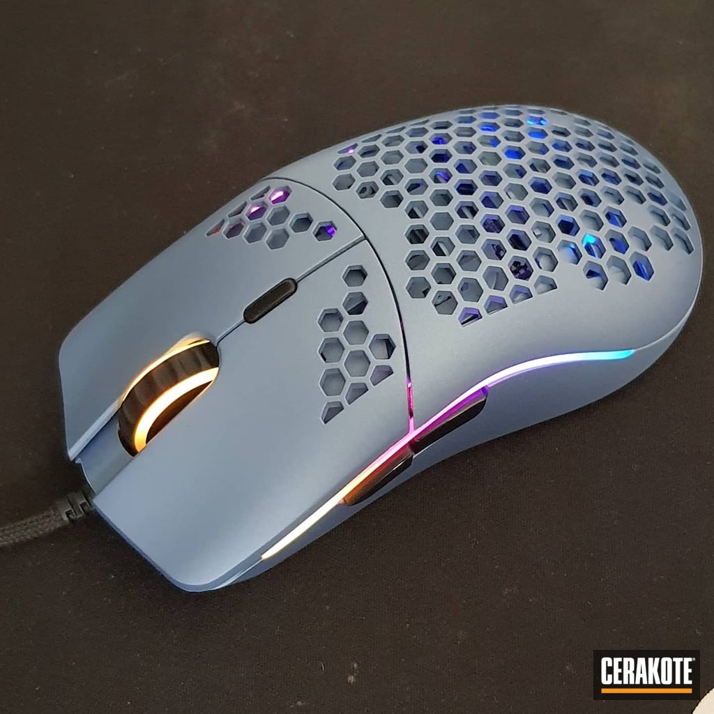 Glorious Pc Gaming Model O Mouse Finished With Polar Blue Cerakote Glorious Pc Gaming Model O Mouse Finished With Polar Blue Cerakote