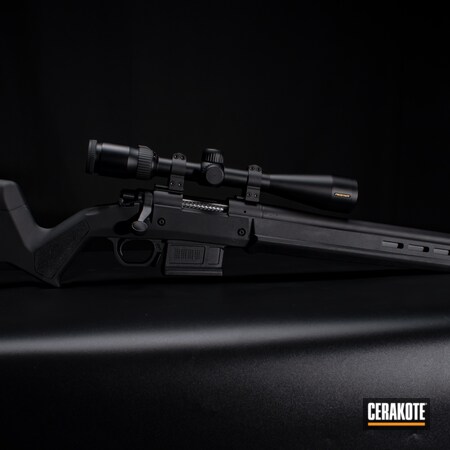 Powder Coating: Firearm,Graphite Black H-146,S.H.O.T,Remington 700,Remington,.308,Tactical Rifle,Bolt Action