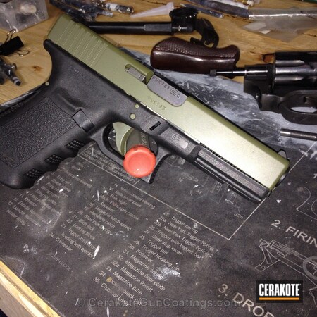 Powder Coating: Glock,O.D. Green C-241,Handguns