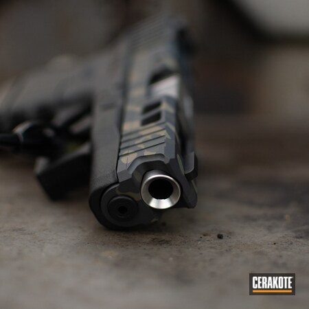 Powder Coating: HAZEL GREEN H-204,9mm,Graphite Black H-146,Glock,S.H.O.T,Pistol,MultiCam,SIG™ DARK GREY H-210
