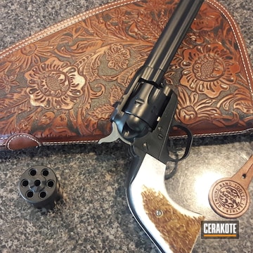 Cerakoted Restored Revolver In H-238