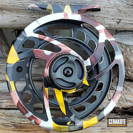 Powder Coating: Fly Reel,Hydrographics,Orvis,S.H.O.T,HIGH GLOSS ARMOR CLEAR H-300,Cerakote + Hydro Dip,Fly Fishing,More Than Guns