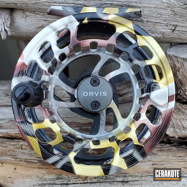 Hydrodip and Sealed Orvis Fly Reel finished in High Gloss Armor Clear