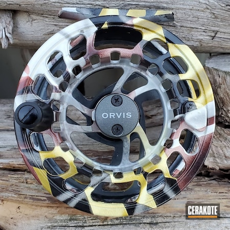Powder Coating: Fly Reel,Hydrographics,Orvis,S.H.O.T,HIGH GLOSS ARMOR CLEAR H-300,Cerakote + Hydro Dip,Fly Fishing,More Than Guns