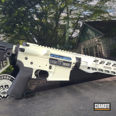 Powder Coating: S.H.O.T,Saline River Arms,Stormtrooper White H-297,Tactical Rifle,AR-15,AR Build
