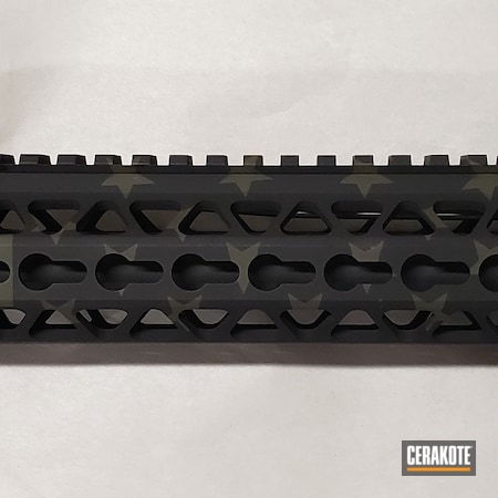 Powder Coating: Graphite Black H-146,S.H.O.T,.223,Ghost Flag,Tactical Rifle,American Flag,MIL SPEC O.D. GREEN C-244