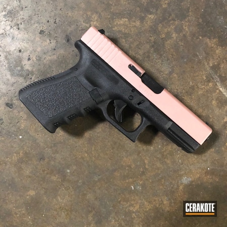 Powder Coating: ROSE GOLD H-327,9mm,Glock,Two Tone,S.H.O.T,Pistol,Handgun