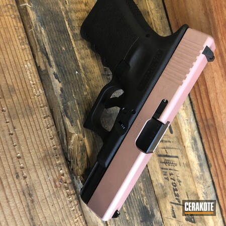 Powder Coating: ROSE GOLD H-327,9mm,Glock,Two Tone,S.H.O.T,Pistol,Handgun