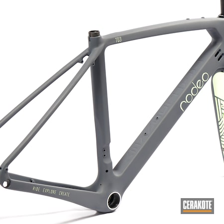 Powder Coating: COBALT KINETICS™ SLATE H-295,Sports,Sports and Fitness,CITRON H-324,Bicycle Fork,Bicycle,Bicycles,More Than Guns