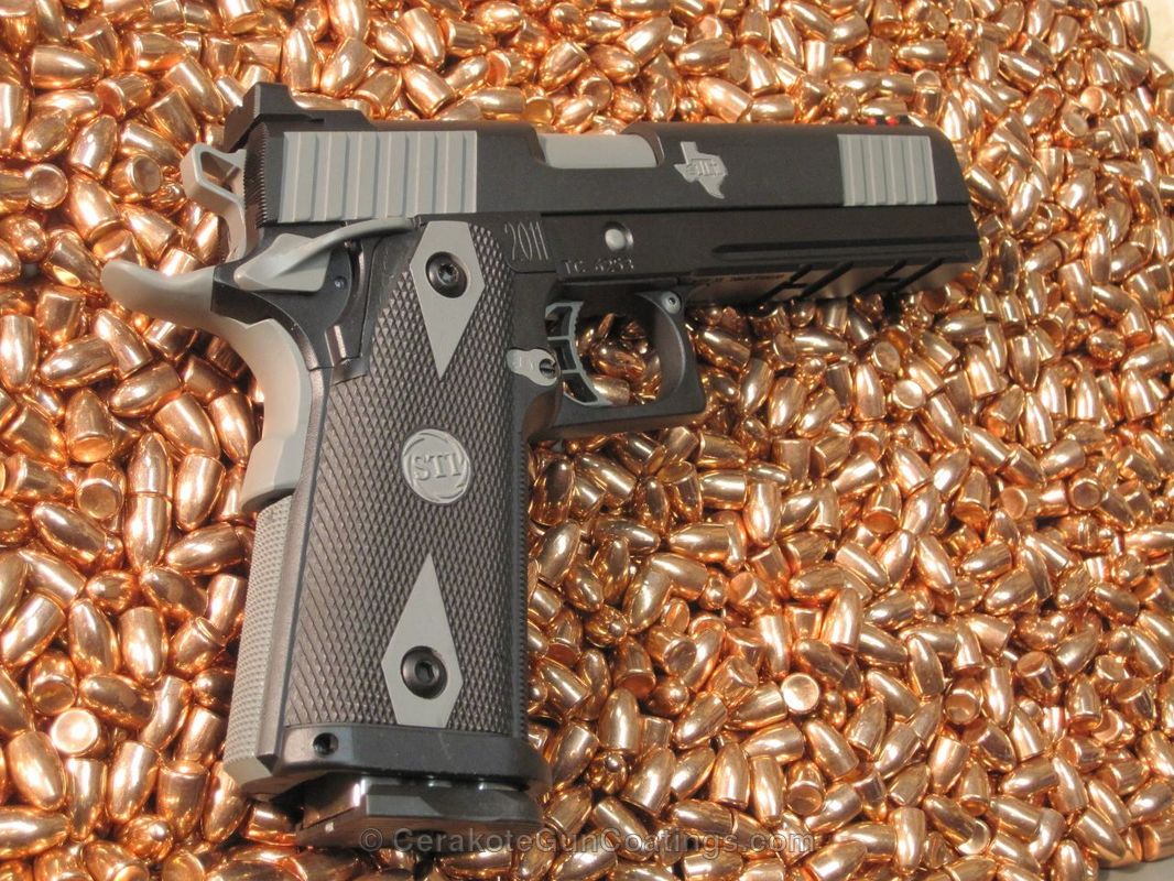 H-146 Graphite Black with H-214 Smith's Grey by Cerakote Firearm ...
