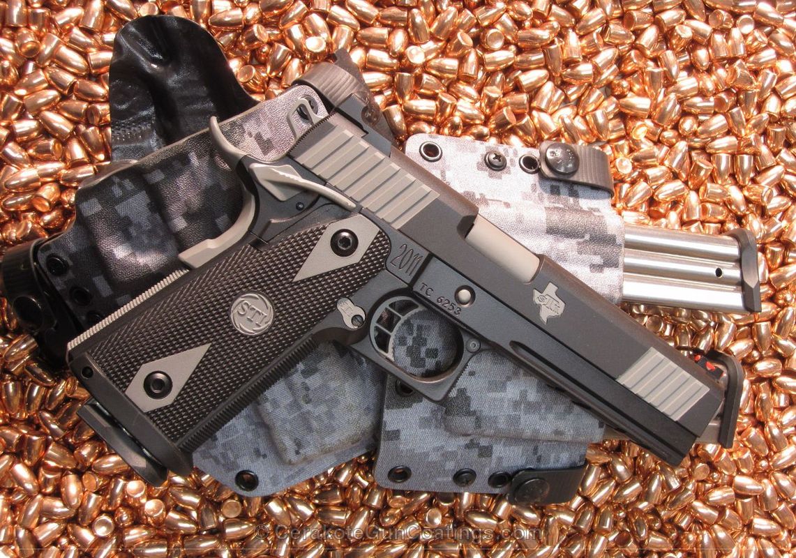 H-146 Graphite Black with H-214 Smith's Grey by Cerakote Firearm ...