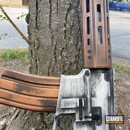 Powder Coating: Distressed,COPPER H-347,S.H.O.T,Aero Precision,FROST H-312,Tactical Rifle