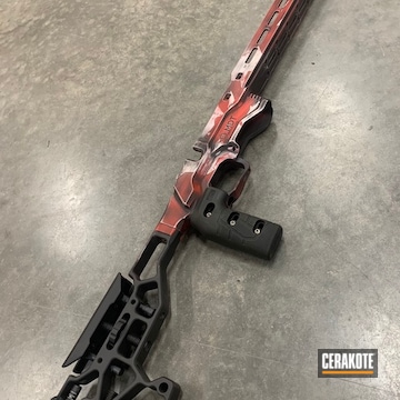 Cerakoted Canada Flag Themed Rifle Chassis