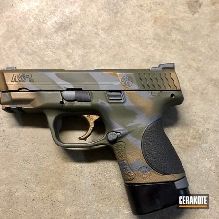 Powder Coating: Smith & Wesson,Stone Grey H-262,S.H.O.T,Pistol,M&P,O.D. Green H-236,Burnt Bronze H-148,TornCamo