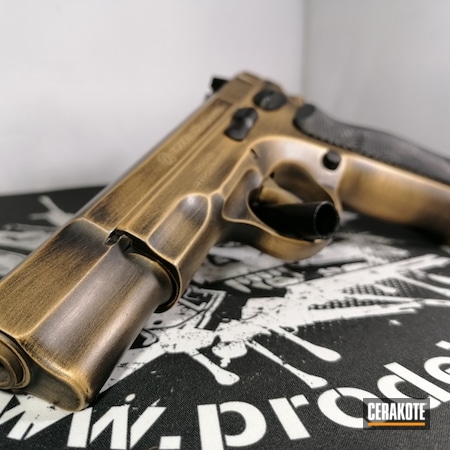 Powder Coating: 9mm,Graphite Black H-146,Distressed,S.H.O.T,CZ 75,Pistol,Gold H-122,CZ,Custom