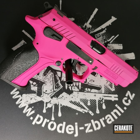 Powder Coating: 9mm,S.H.O.T,Pistol,Grand Power,Custom,Prison Pink H-141