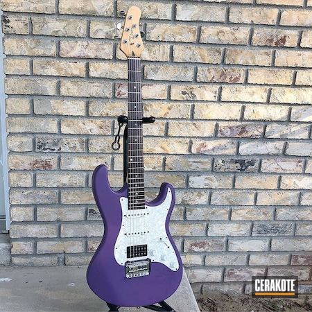 Powder Coating: Electric Guitar,#guitar,Bright Purple H-217,Dean,Music,More Than Guns