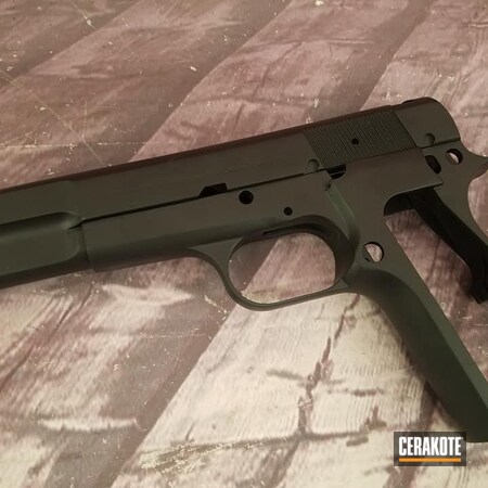Powder Coating: 9mm,Graphite Black H-146,S.H.O.T,Pistol Frame,Handgun,Browning