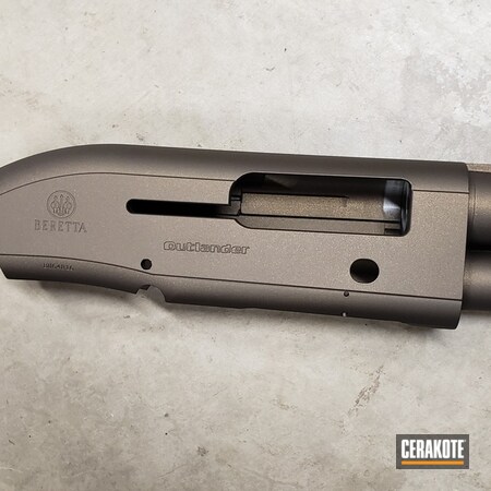Powder Coating: Midnight Bronze H-294,Shotgun,S.H.O.T,Beretta,Semi-Auto